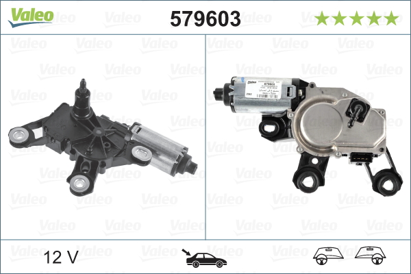Motor stieračov VALEO